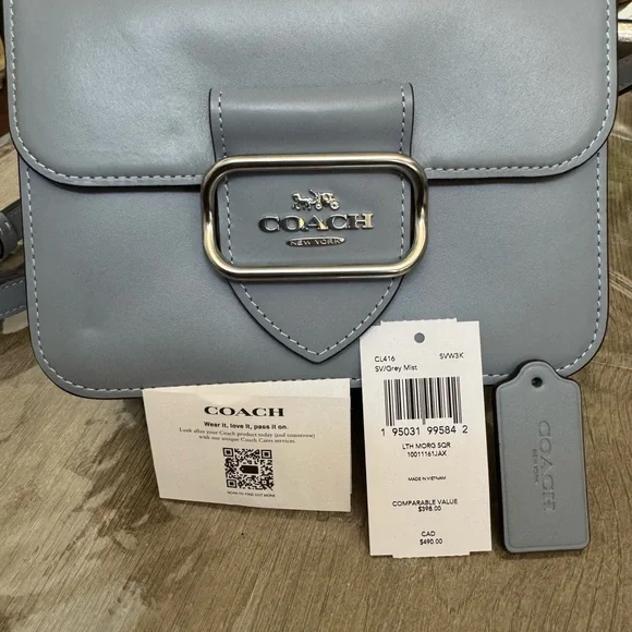 Coach Morgan square crossbody bag NWT